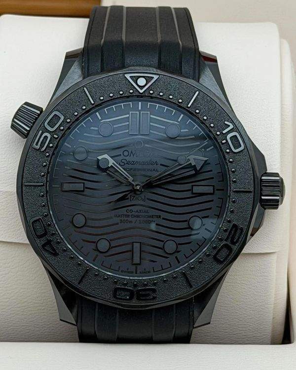 Seamaster Diver 300M Black Black Original Garansi Resmi